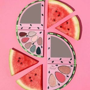 NIB Too Faced Watermelon Face & Eye Palette
